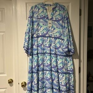 NWT Sail to sable blue multi maxi